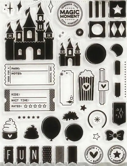 2022 New English words  Clear Stamp Seal DIY Scrapbooking photo Album Decorative Clear Stamp A238