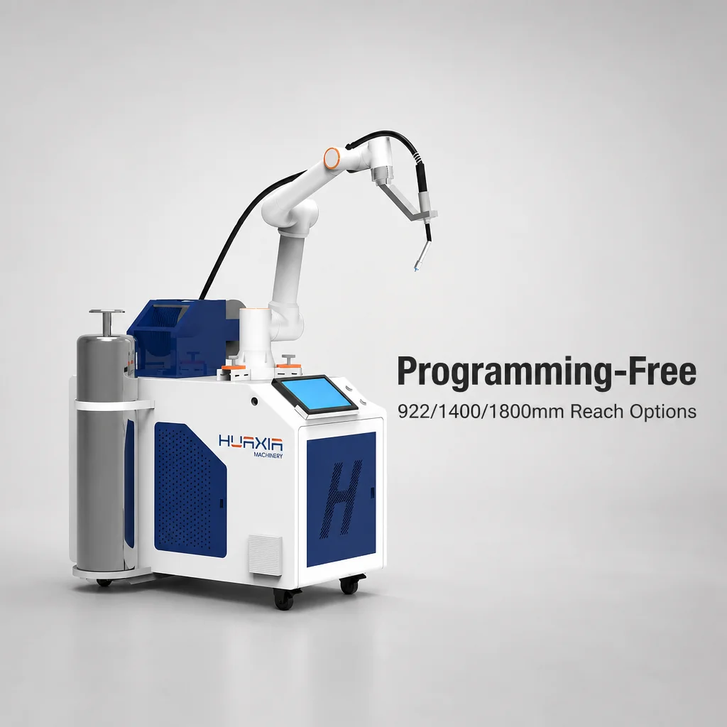 High-precision 6 Axis HUAXIA Collaborative Robot Welding System 350A/500A 0.05mm Accuracy No-programming Required Cobot Welder