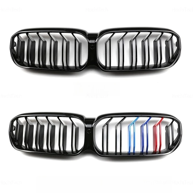 

Автомобильная решетка для почек для BMW G30 G38 2020 2021 2022 2023 5 серии G31 F90 M5 LCI Глянцевый черный стиль Решетки переднего бампера