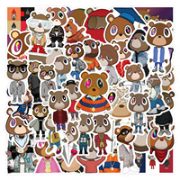 60Pcs Kanye Graduation Bear Graffiti Stickers Decals DIY Luggage Laptop Phone Guitar Scrapbook Phone Sticker