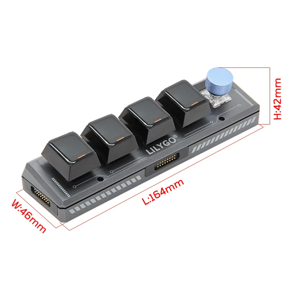 M86K T-Keyboard-S3 Pro ESP32-S3 Placa de desarrollo de teclado Botón LCD de 0,85 pulgadas WiFi Bluetooth STM32 Módulo codificador RGB, B