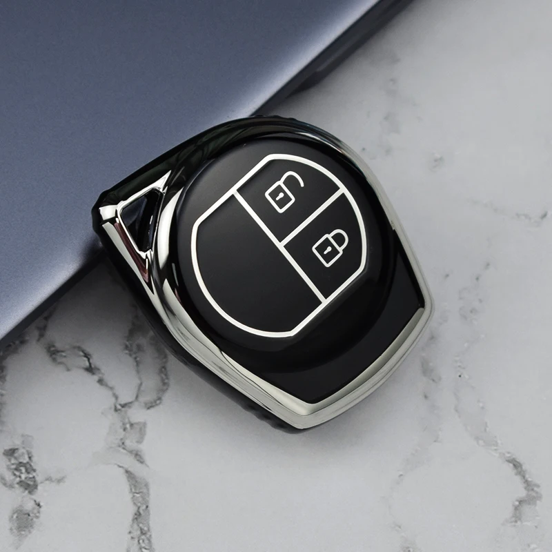 2Buttons Shell Fob Keychain For Suzuki SX4 Swift Grand Vitara Ciaz Liana Spresso Celerio Jimny TPU Car Remote Key Fob Case Cover