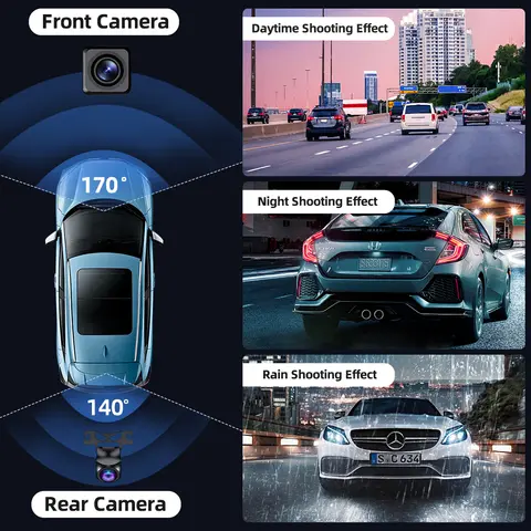 10 best sales rearview mirror dual channel recorder - №6