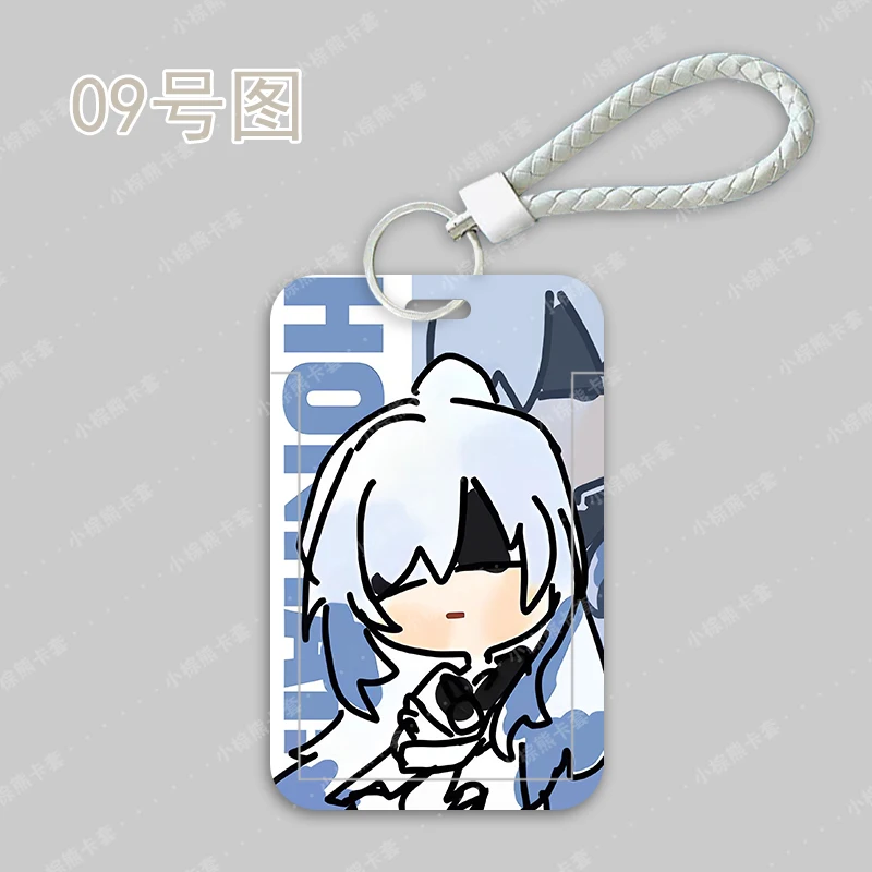 Anime Honkai: Star Rail Cosplay Cute Backpack Pendant Keychain Accept Campus Card Sliding Closure Ferrule Set Xmas Birthday Gift