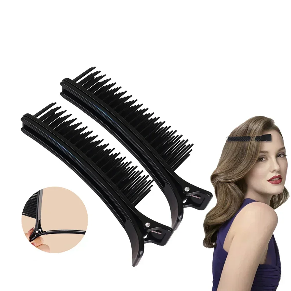 

New Professional Hair Grip Clamps Salon Section Cutting Clips Comb Barber Dyeing Perm Hair Pins Home DIY Barrette Hair Styling