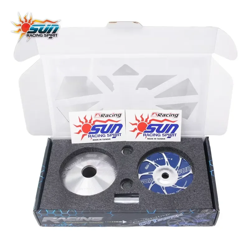 New Taiwan SUN Racing SKYDRIVE125 Motorcycle CVT System Steel Drive Pulley Kit Retrofit Upgrade