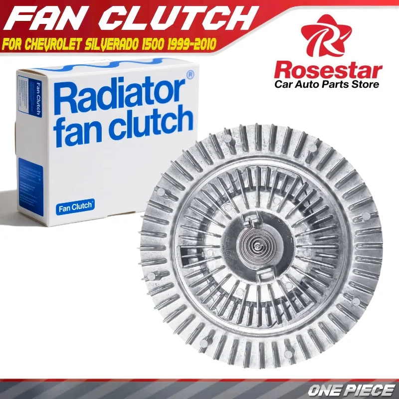 

Rosestar Radiator Fan Clutch for Chevrolet Cadillac Escalade GMC Sierra 1500 Savana 1500 15022299, 15166906, 15911779, 15977341