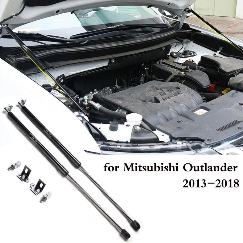 For 2013 2014 2015 2017 2018 Mitsubishi Outlander Front Hood Engine Supporting Hydraulic rod Strut Spring Shock Bars Bracket