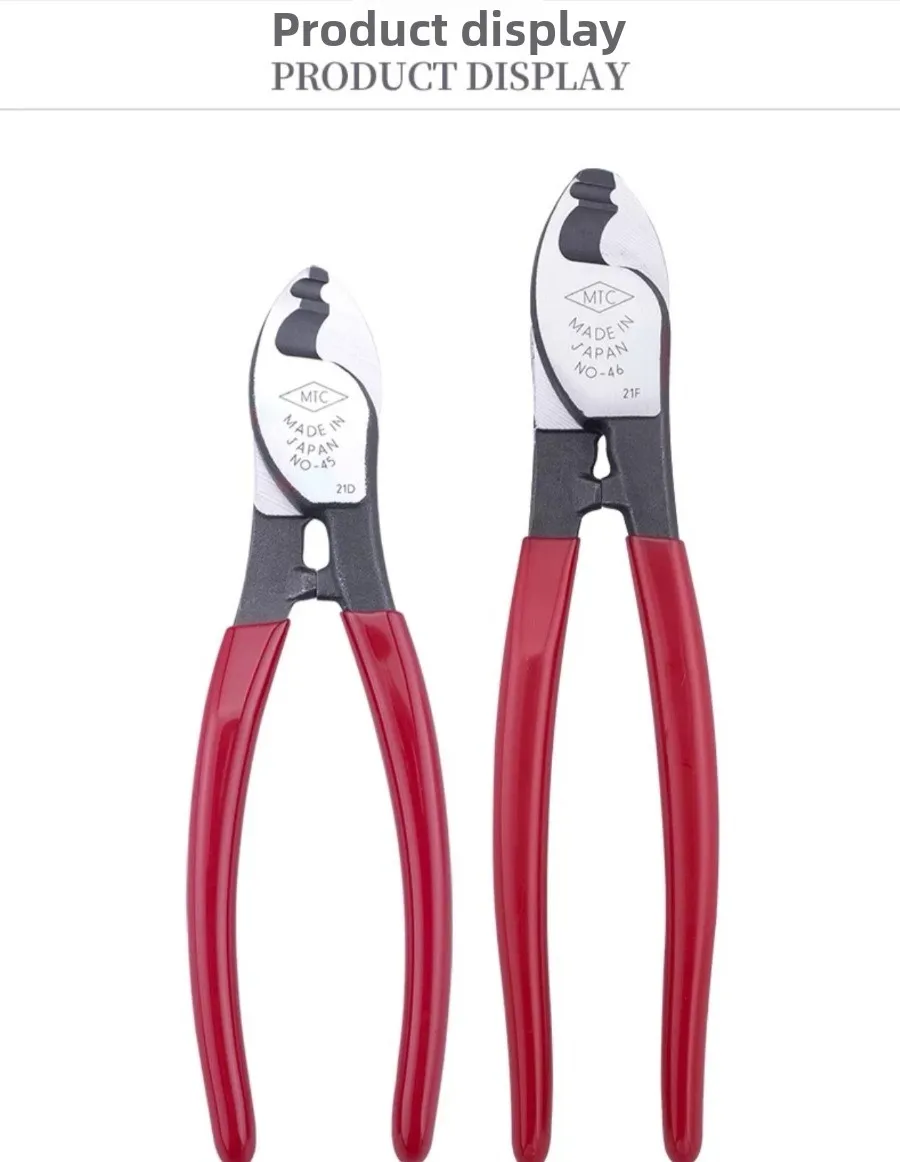 MTC Japan Kabelschneider MTC45 Abisolierzange 6 Zoll Kabelzange Leitungsschneidezange MTC-46 Langlebige Handwerkzeuge für Elektriker – Detail 13
