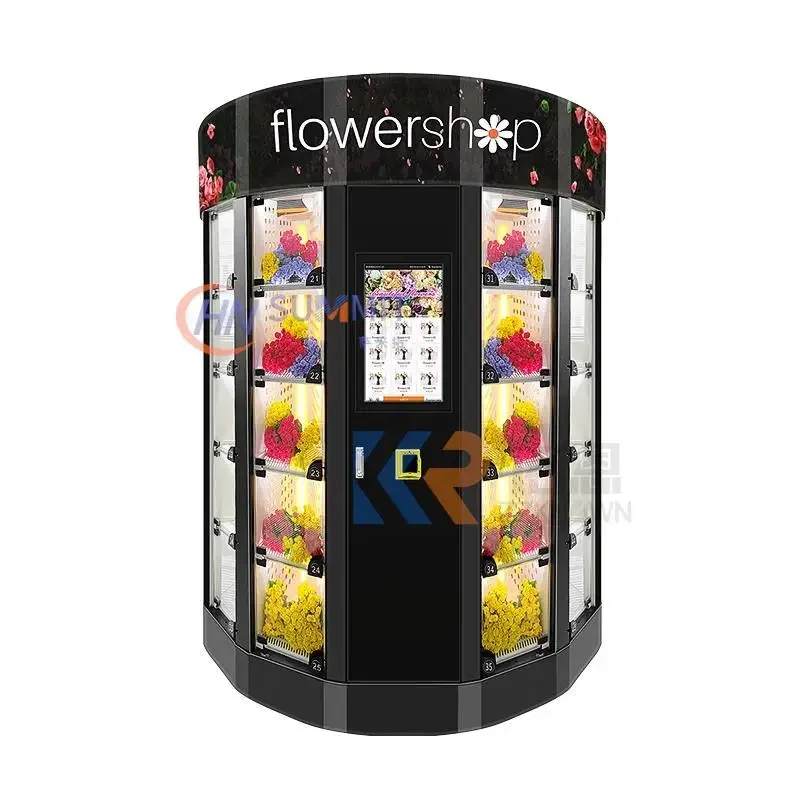 Fresh Flower Vending Machine With Refrigeration and Humidification 21.5 inch  Touch Screen With Android