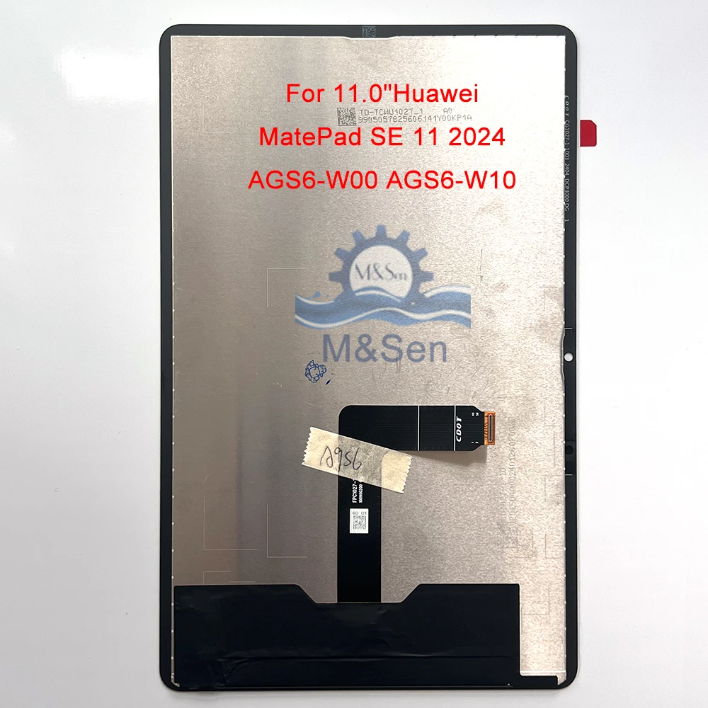 11.0'' Original For Huawei MatePad SE 11 2024 AGS6-W10 LCD Display Screen Touch Panel Digitizer For Mate Pad SE 11 2024 AGS6-W00