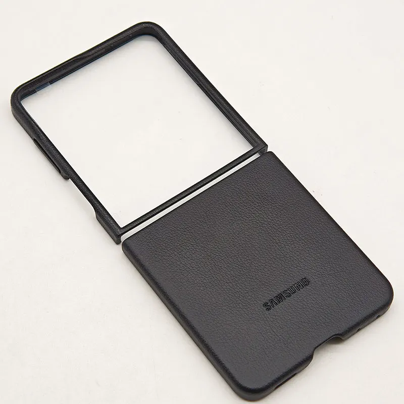 Image of Für Samsung Galaxy Z Flip 7 8 5G Öko-Leder Handyhülle Luxuriöse Magnetische Abdeckung Galaxy Z Flip7 Flip8 Magsafe Rückseitenschutz