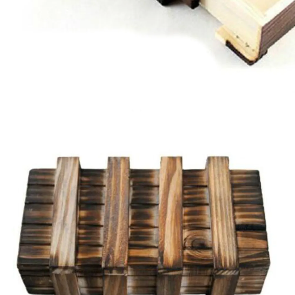 

Набор из 2 деревянных шкатулок-секретниц с тройным механизмом открывания, безопасное скрытое хранилище, головоломка для развития мышления у детей