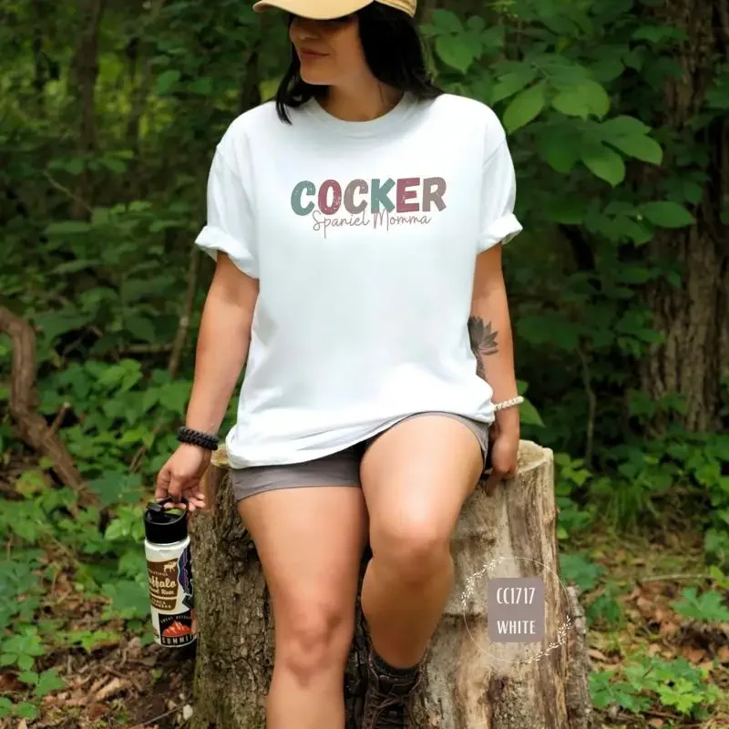 Cocker Spaniel Momma T Shirt S Mom Dog For