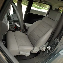For Jeep Wrangler III JK 2 Door 2006 2007 2008 2009 2010 Vegan Nappa Leather Custom Car Seat Covers Set Protector Accessories