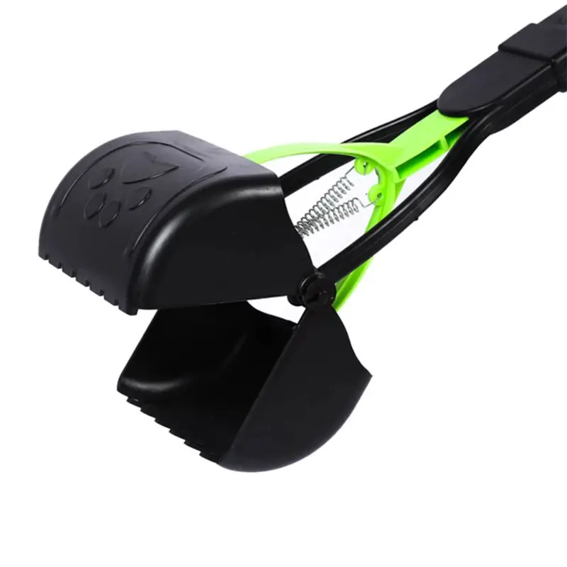 Pelle à excréments ergonomique à long manche pour animaux compagnie, idéale pour les pelouses, l'herbe, saleté le