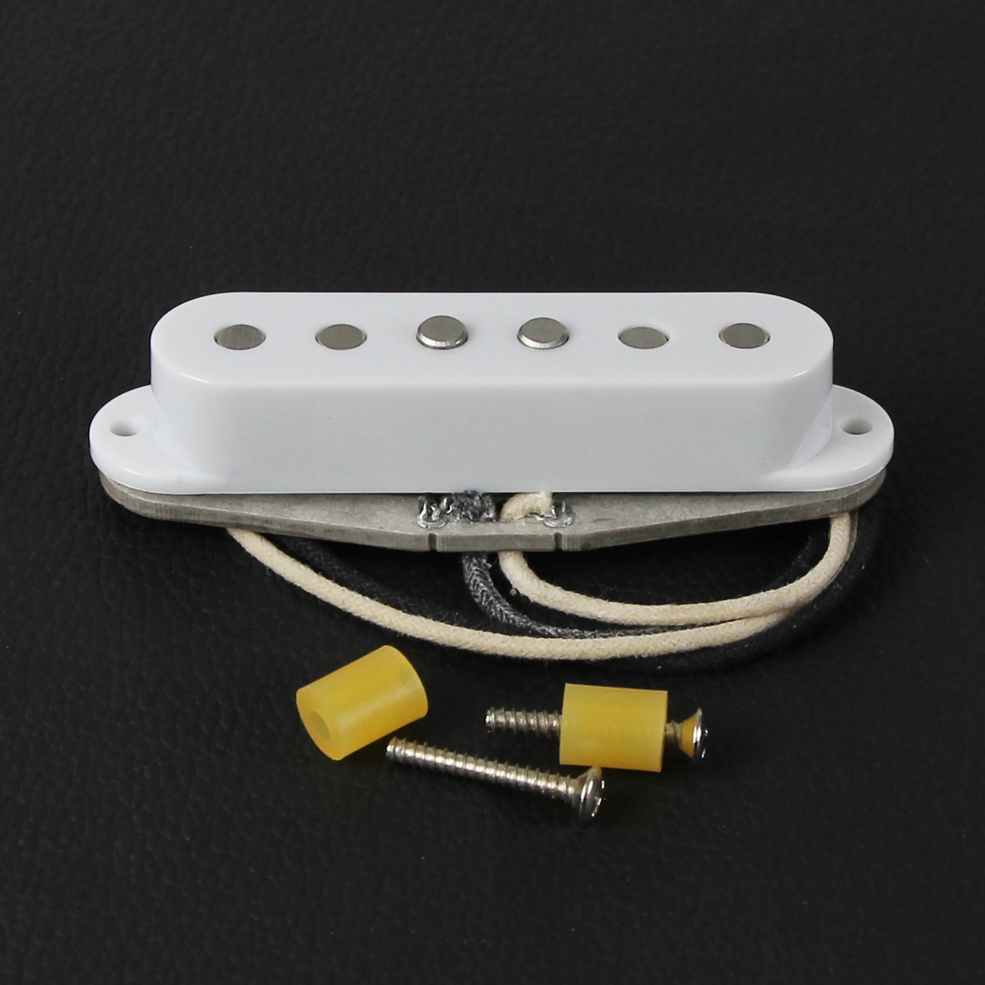 FLEOR Guitar Pickups Set SSH Alnico 5 Staggered Single Coil +Humbucker Pickup 4 Wires 52/52/52mm HSS Electric Guitar Parts