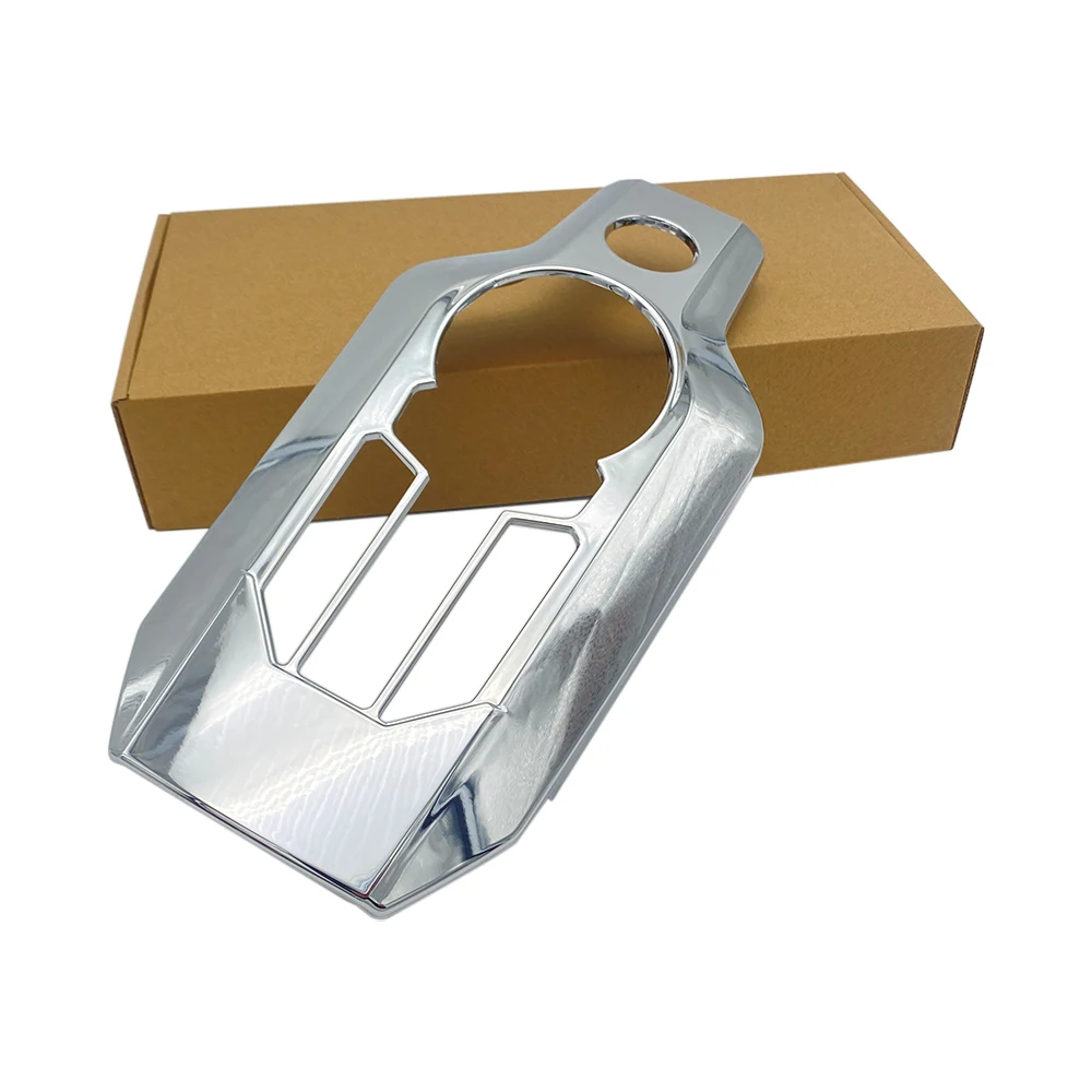 Black/Chrome Center Console Switch Panel Cover Trim Accessories For Honda Gold Wing GL 1800 Tour DCT GoldWing GL1800 2018-2023 - Image 2