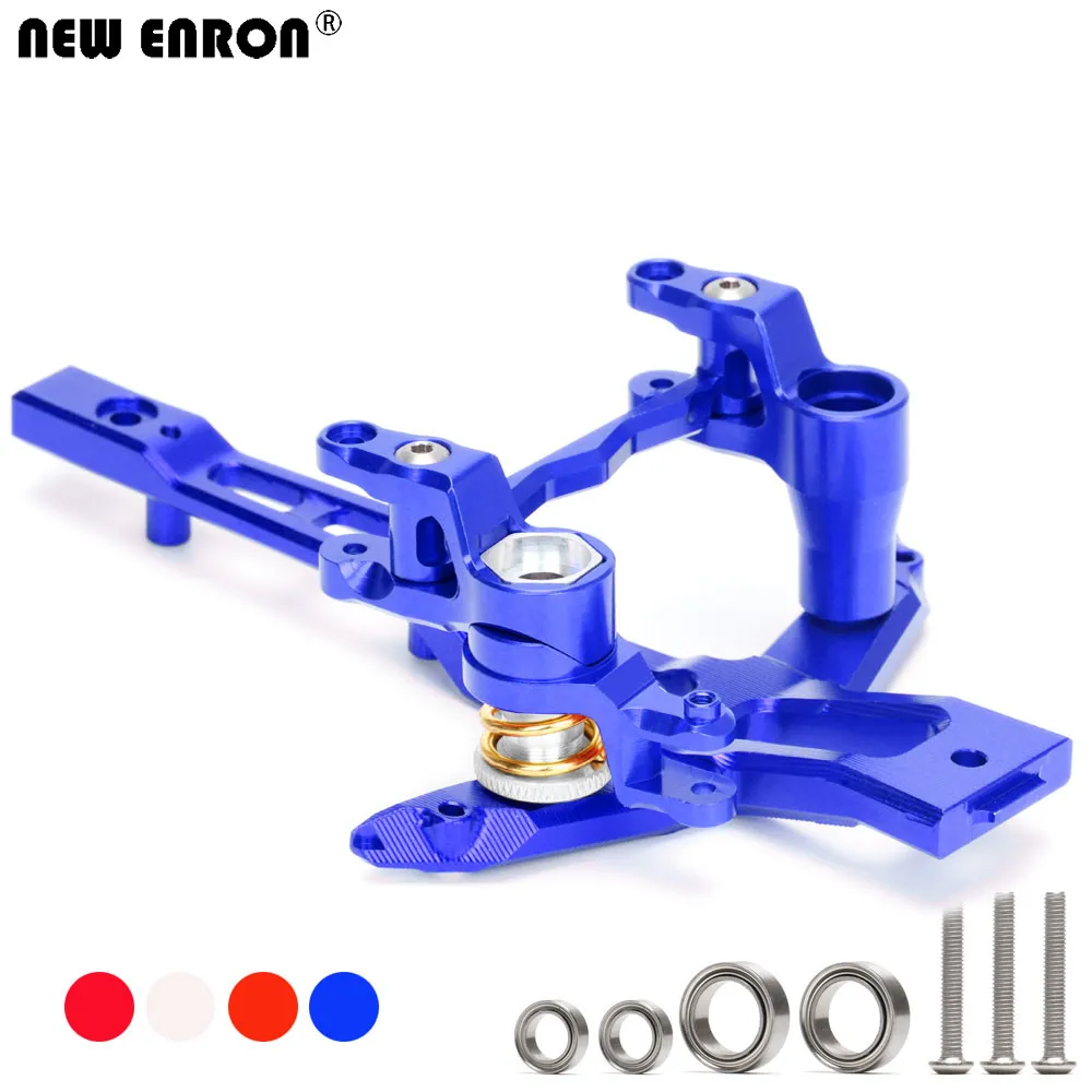 NEW ENRON Aluminum CNC Steering Assembly 8946 Chassis Brace (Front) 8921 for RC Traxxas 1/10 MAXX 4S 89076-4  SLASH 102076