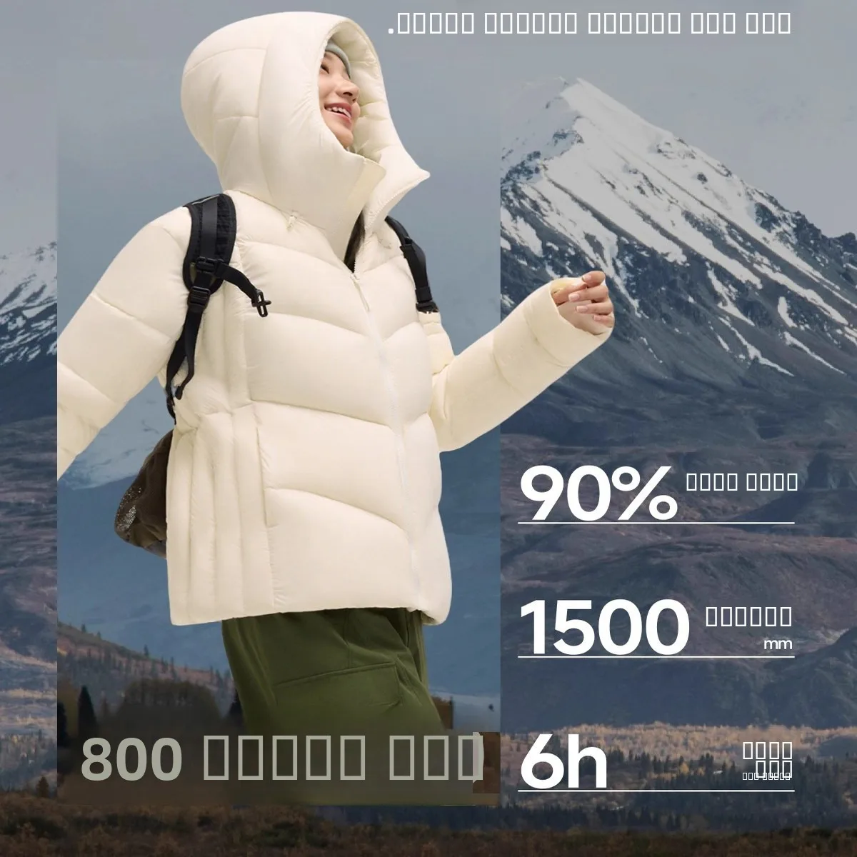 

Banana Le Women's Padded Jaet Winter Thiened Waable Hooded Windproof Warm Coat Du down Long Sve Regular Fit Coat