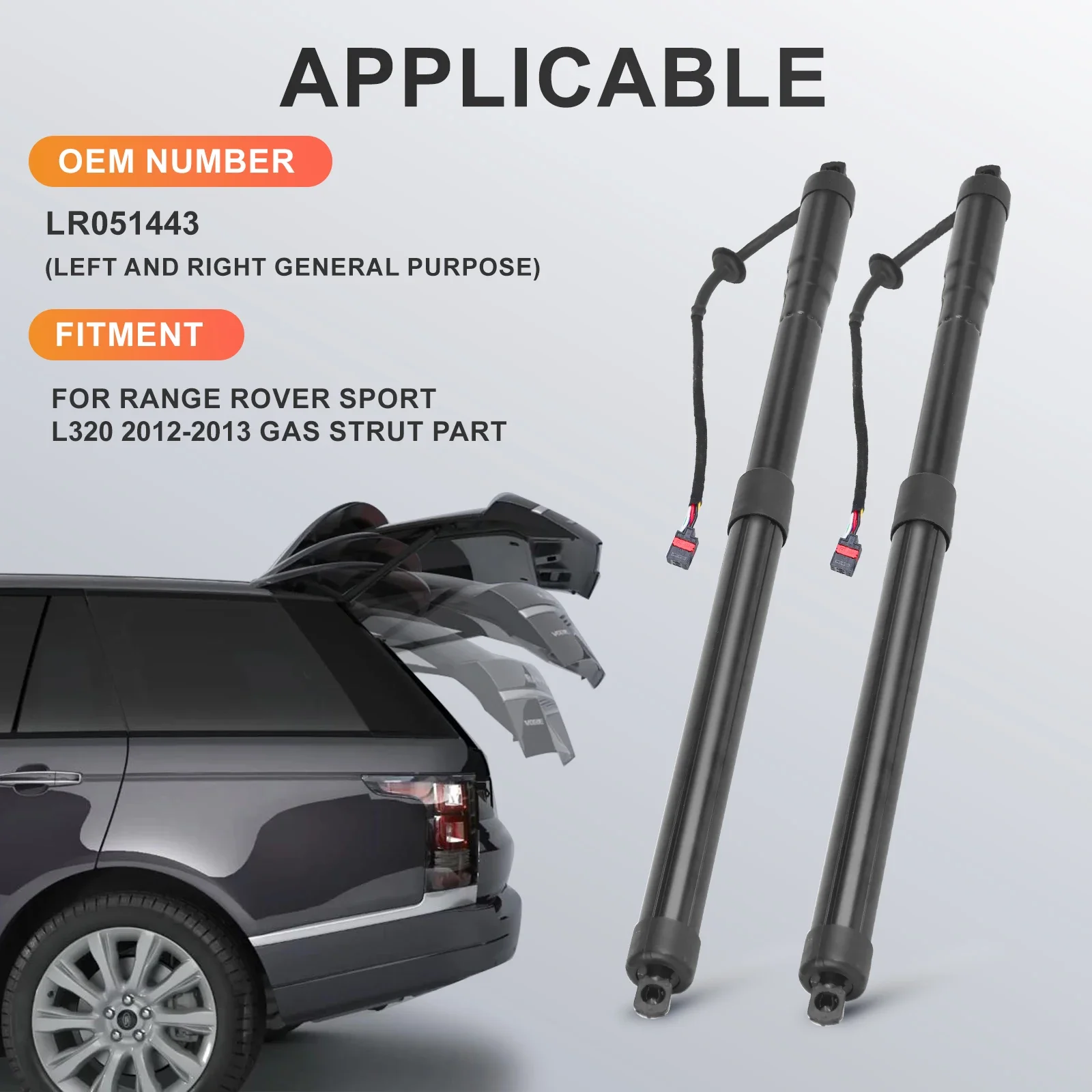 

LR029900 Rear Tailgate Liftgate Power Lift Support Shock Strut For 2012-2013 Land Rover Range Rover Sport LR062078 LR051443-01