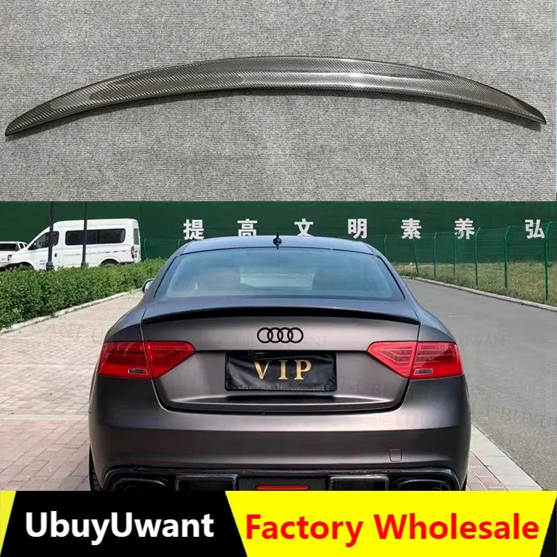 Rear Trunk Spoiler Wing For Audi A5 2-Doors/4-Doors Coupe 2008-2016 Wholesale ABS Car Spoiler Lip Wings