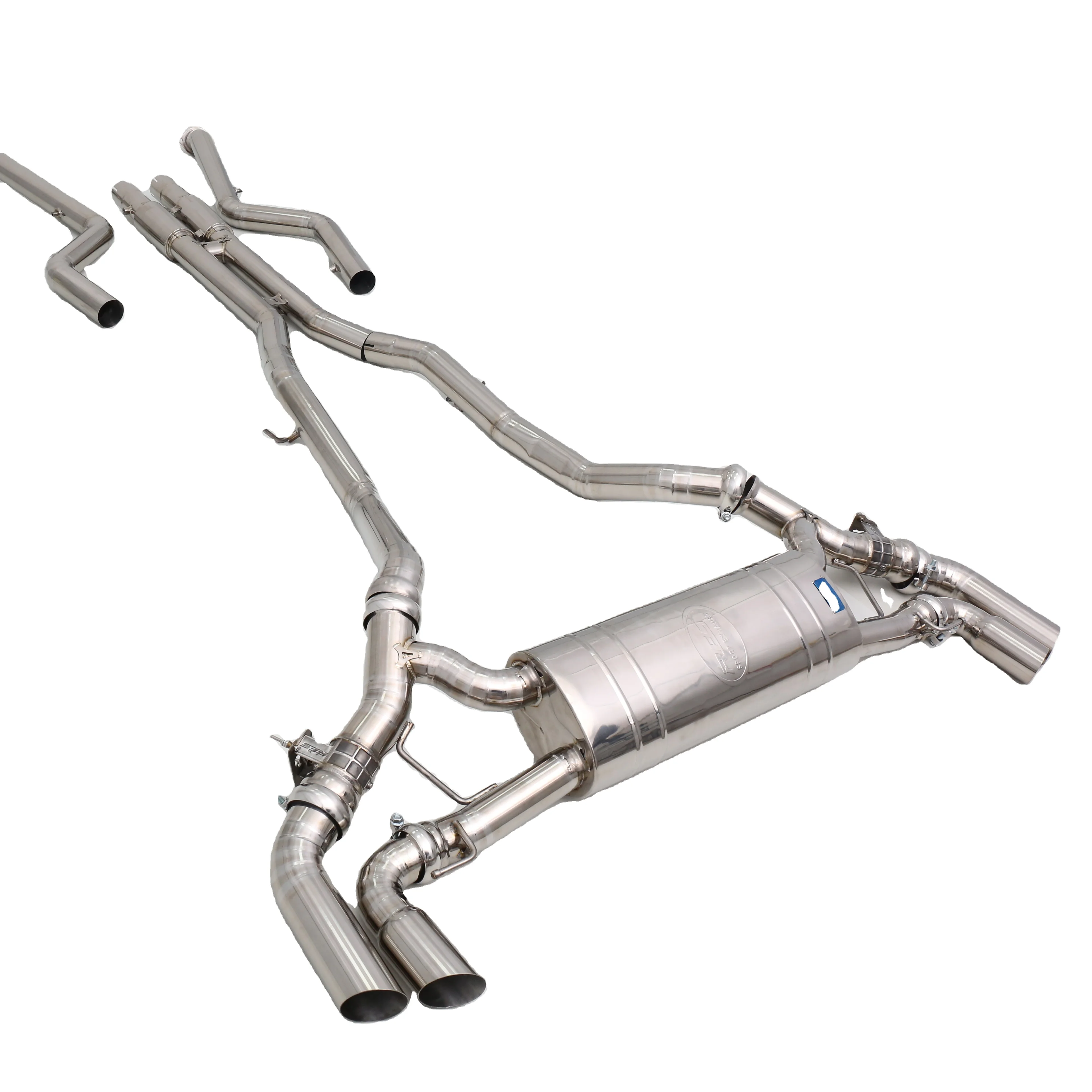 High Performance SS304/Titanium Valvetronic Catback Exhaust System For BMW X7 G07 M60i 4.4T S68