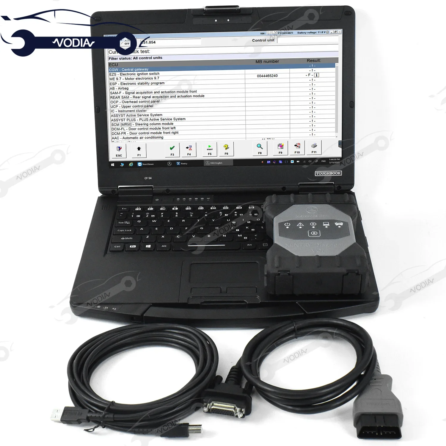 

cfc2/cf53laptop+For Mercceds b-enz OEM C6 DoIP Xentry Diagnosis V-CI Multiplexer diagnosis tool same as Original SD C6