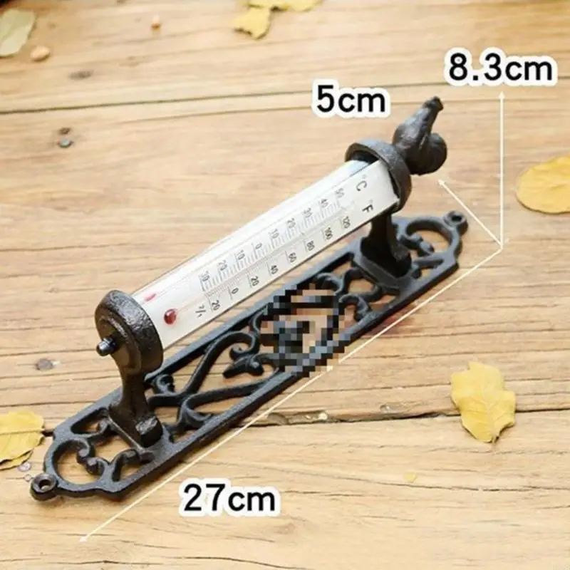 

Gauges for Indoor Outdoor Vintage Iron Wall Thermometers Weatherproof Temperature Gauges for Indoor Outdoor