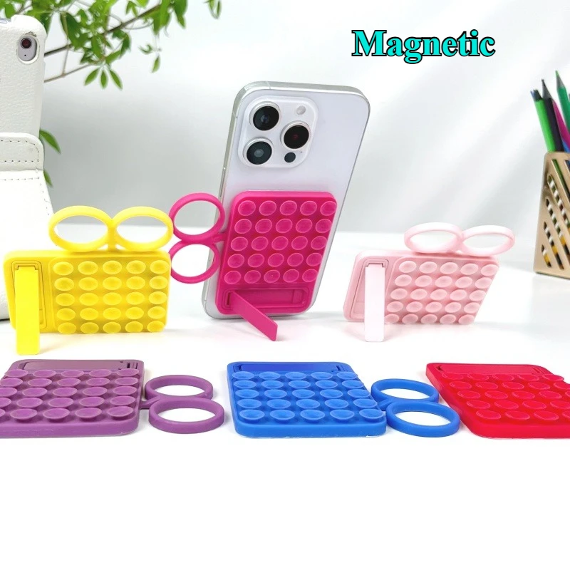 

Магнитная силиконовая присоска, крепление для телефона, задняя наклейка, кронштейн, универсальная подставка для мобильных телефонов, зеркало без помощи рук, ручной держатель