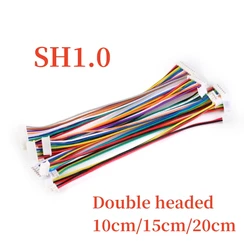 10PCS SH 1.0 SH1.0 Wire Cable 2/3/4/5/6/7/8/9/10Pin Electronic Line Double Connect Terminal Plug 100MM/150MM/200MM 28AWG