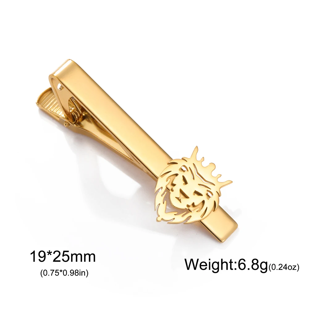 Dawapara الأسد رئيس الطوطم الأفريقي التعادل كليب ملك الغابة رمز القوة الحكمة حماية تميمة مجوهرات من صلب لا يصدأ #6