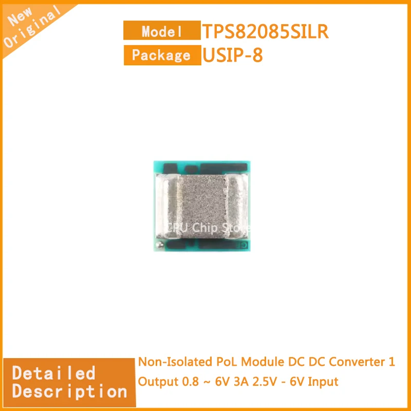 5Pcs/Lot New Original  TPS82084SILR   TPS82085SILR  Non-Isolated PoL Module DC DC Converter 1 Output 0.8 ~ 6V 2A 2.5V - 6V Input