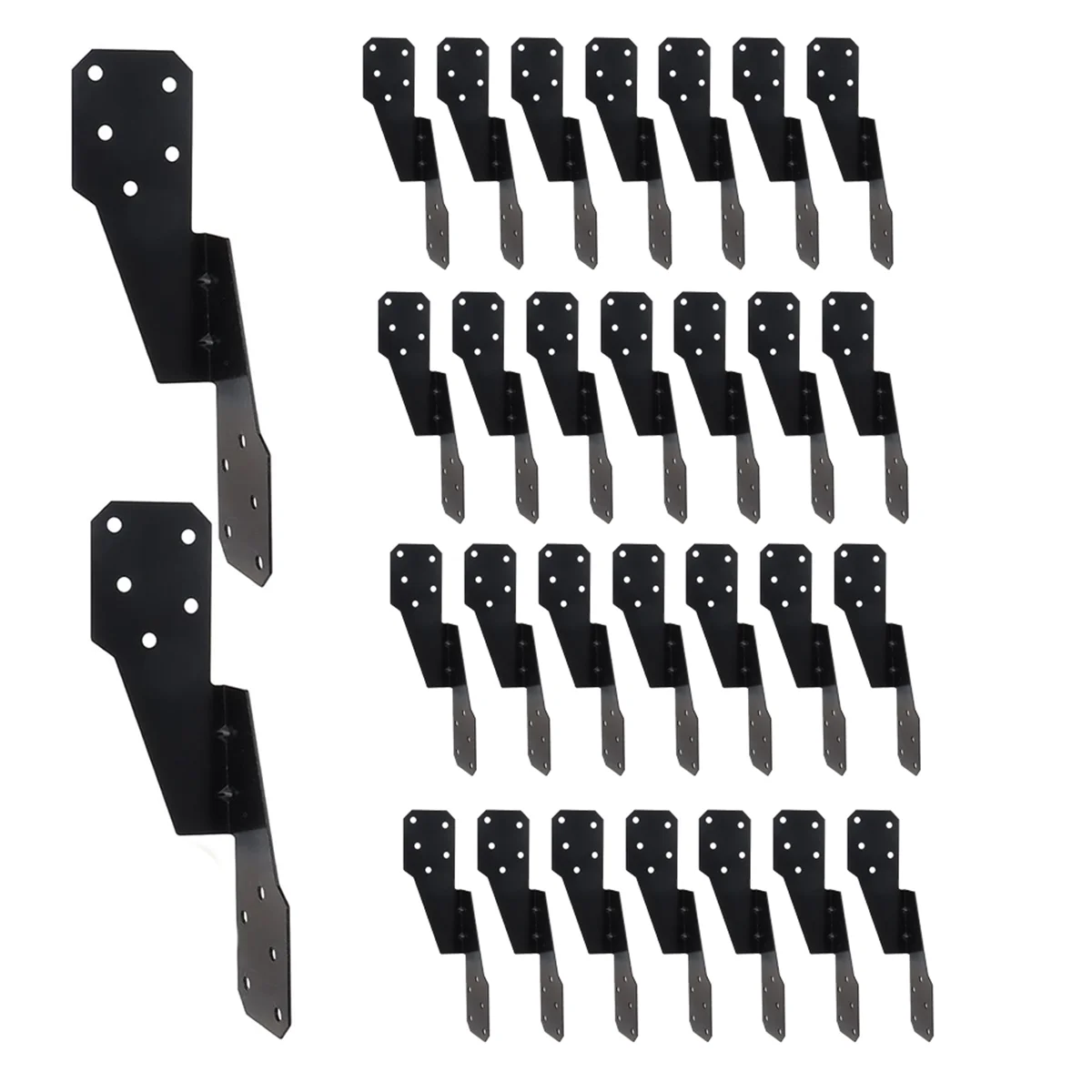 2025+30 Pack Heavy Duty Hurricane Ties -Coated, Hurricane Straps Trusses/Rafters Ties, Tie Brackets Joist Hangers