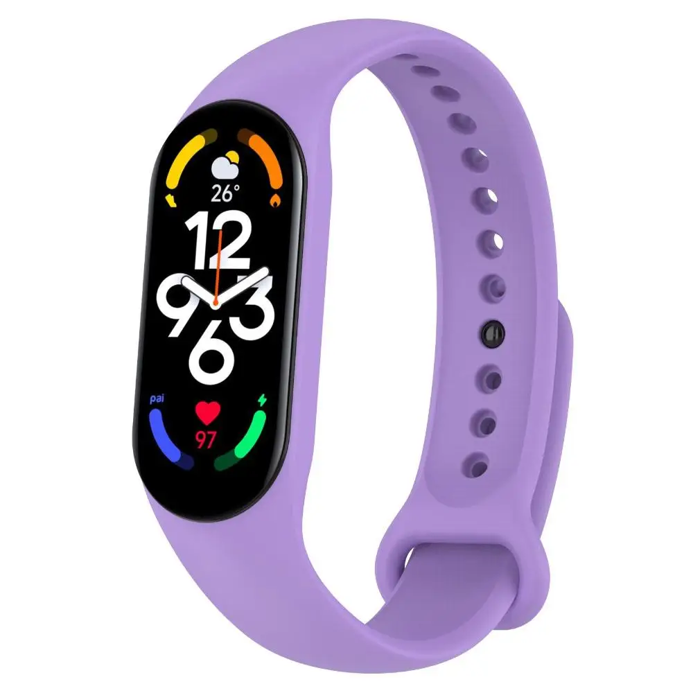 Newest Accessories Watch Silicone Wristband Bracelet Replacement Strap For Xiaomi Mi Band 7