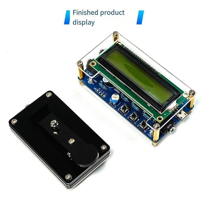 Upgraded HU-069B CW Morse Code Decoder Trainer Parts Electronic DIY Circuit Board Welding Practice Kit
