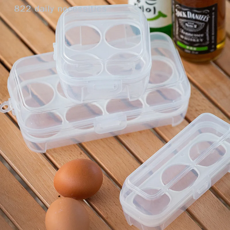 Outdoor Camping Bin - Kotak Penyimpanan Telur Tahan Guncangan untuk