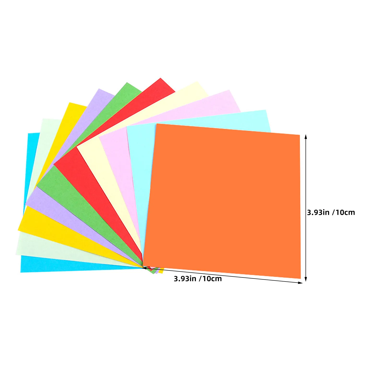 1000Pcs Colorful Origami Folding Paper 10x10cm Assorted Colors Paper for DIY Handcraft Arts Crafts School Supplies