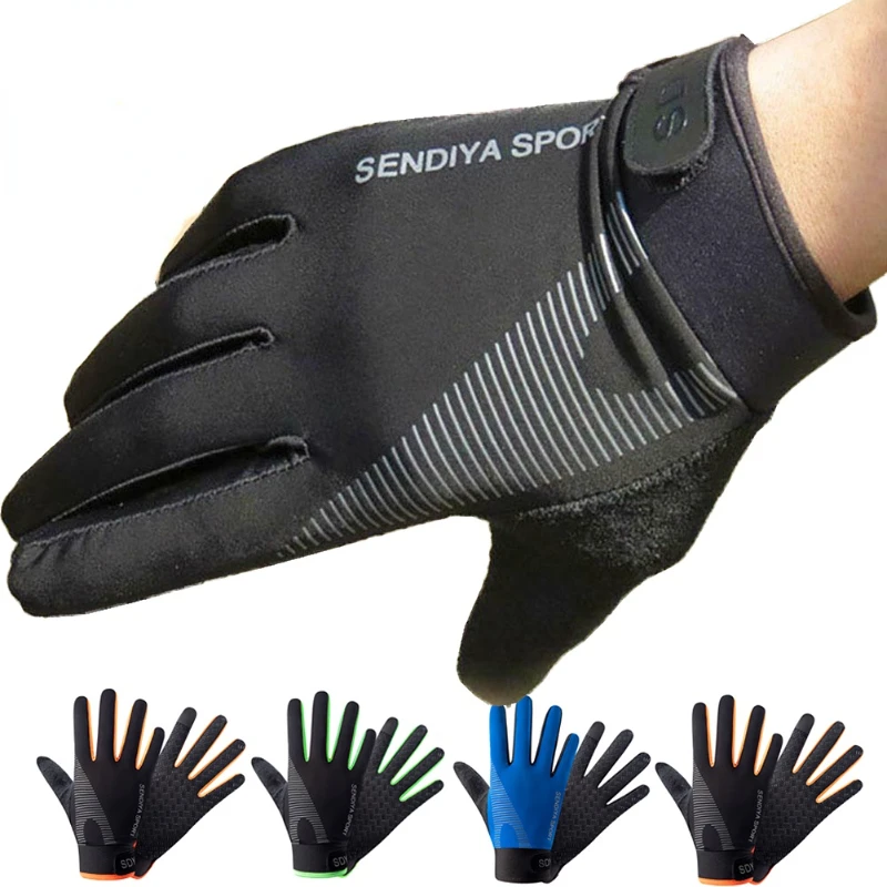 Men Cycling Gloves Full Finger Touch Screen Motorcycle Bicycle Mtb Bike Gloves Gym Training Gloves Outdoor Fishing Hand Guantes