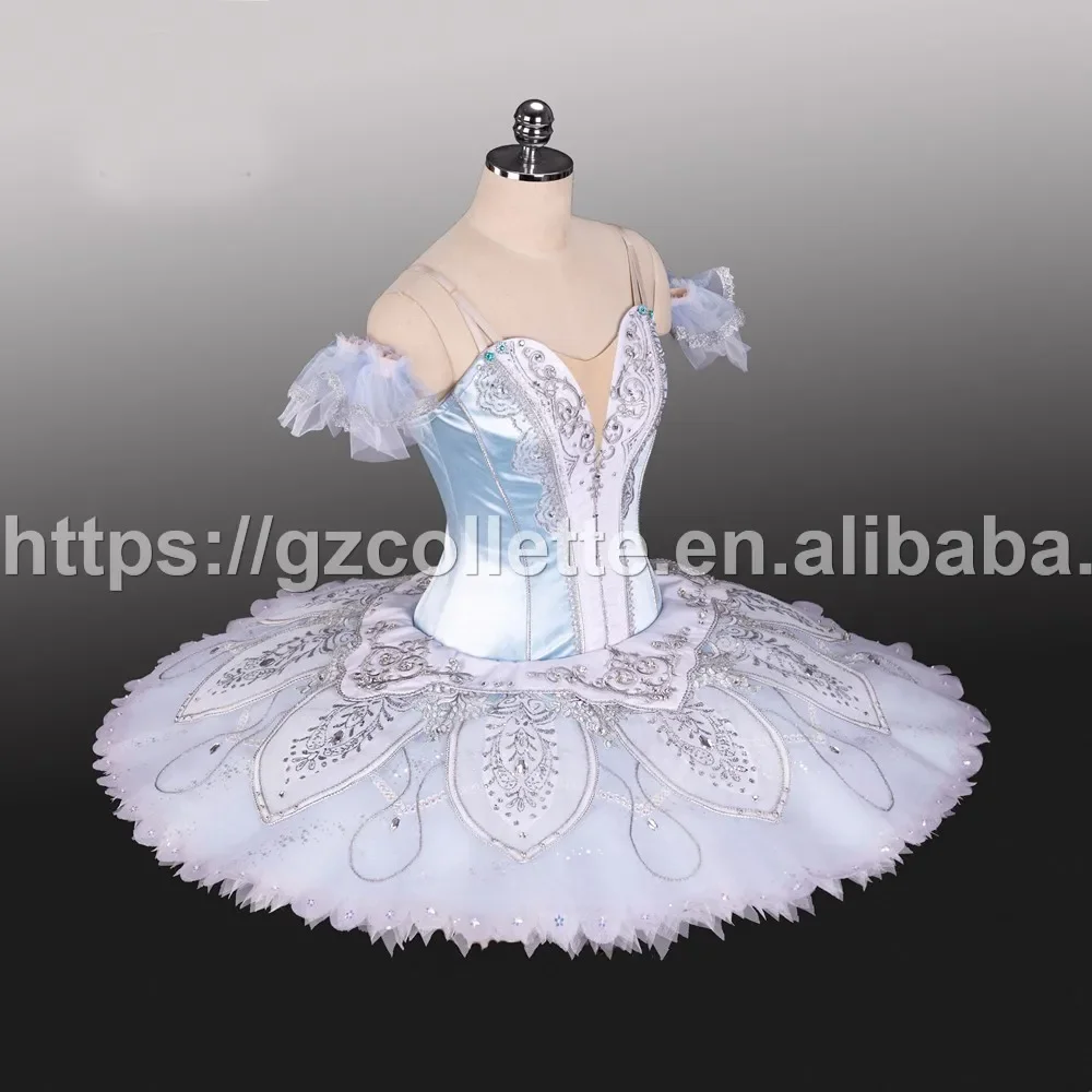 Girls ballet tutu  adult customized classical BLUE fairy dance dress  women competition 12 layers Ballet  tutu professional