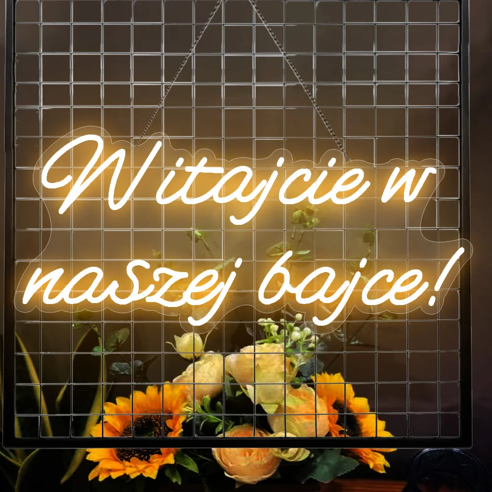

Witajcie w naszej bajce! LED Neon Sign USB Power Neon Light Fit For Wedding Party Valentine's Day Room Home Wall Decor Neon Lamp
