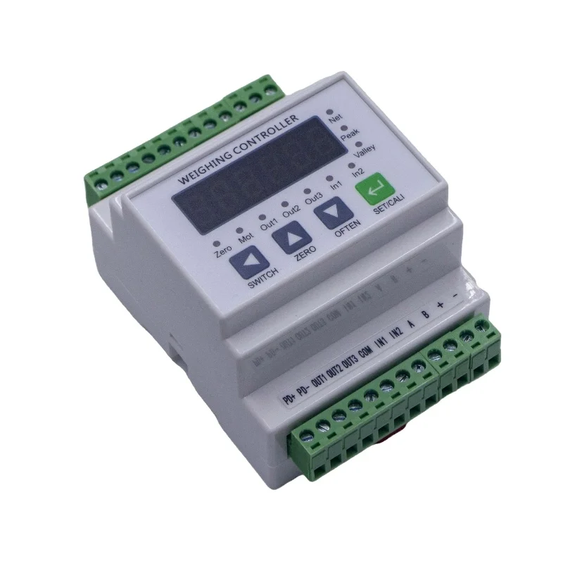 

Weighing controller with RS232+RS485+Analog output Weighing indicator Amplifier 510