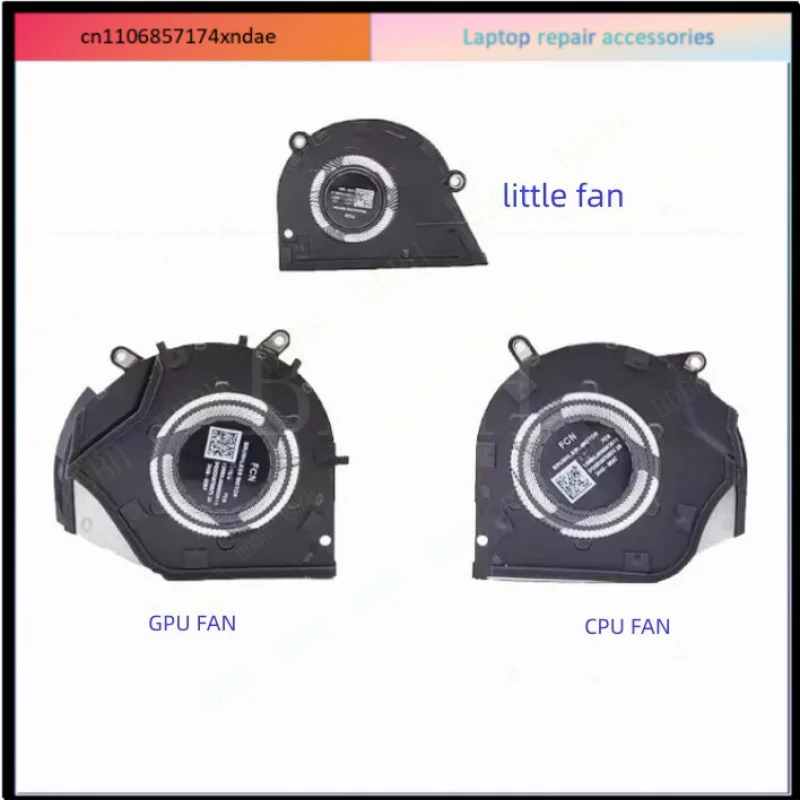 For For Asus ROG Zephyrus G16 GA605 GA605WI GA605W Laptop CPU GPU cooling Fan