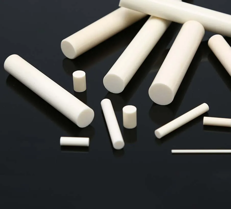 99% Alumina Ceramic Round Rod, Insulated Ceramic Rod Diameter 2-50mm