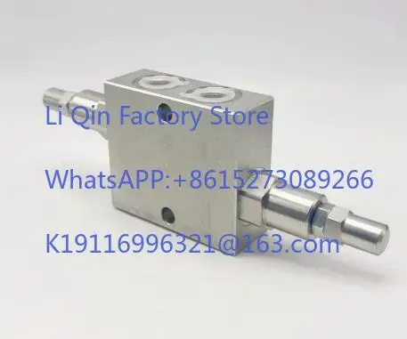 tubular bi-directional cross overflow valve double-acting cylinder buffer valve anti-hydraulic shock valve