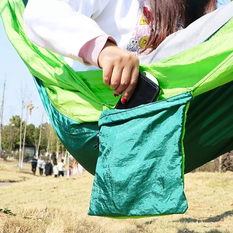 Camping Hammock Single Portable Hammock with 2 Tree Straps and Storage Bag Ideal for Outdoor/Indoor Use Beach Camping Travel image 3