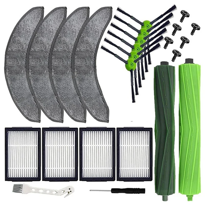 For Irobot Roomba Combo J7+ J9+ Robot Vacuum Kit Spare Part Accessories Main Side Brush Hepa Filter Mop Cloth Pads