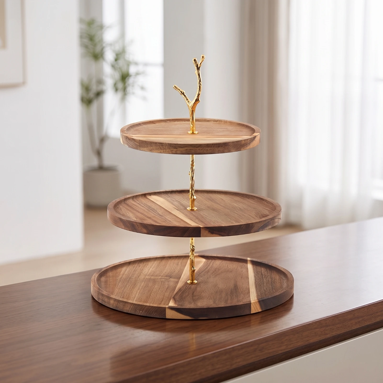 Metal Destekli Ahşap Teşhir St - Wooden Serving Tray incelemesi ve fiyatı