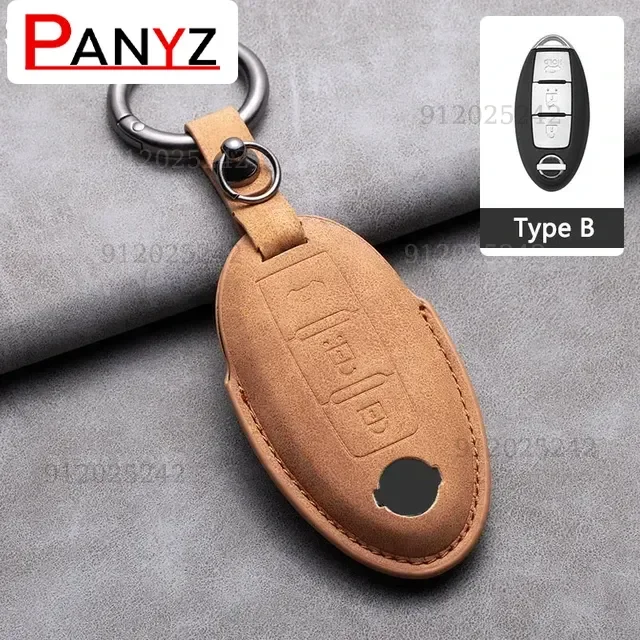 

For Nissan Leaf Micr Qashqai Juke J10 J11 X-Trail T32 T31 Kicks Tiida Versa Car Remote Key Fob Cover Case Holder Protector Shell