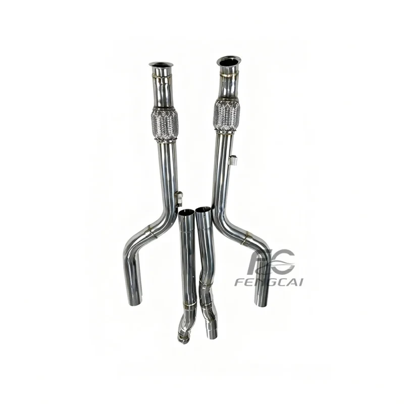 Stainless Steel Straight Exhaust Pipe-GLC43 C43 W205 2020-2022 Stable Quality Exhaust System